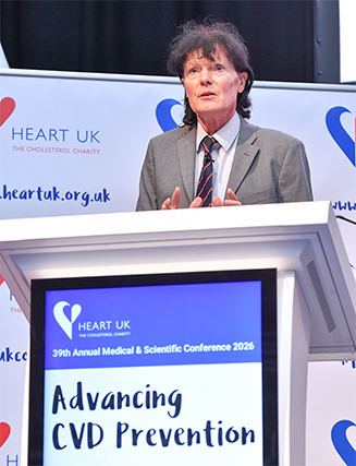 HEART UK - Professor Chris Byrne (University Hospitals Southampton) delivered the Myant Lecture